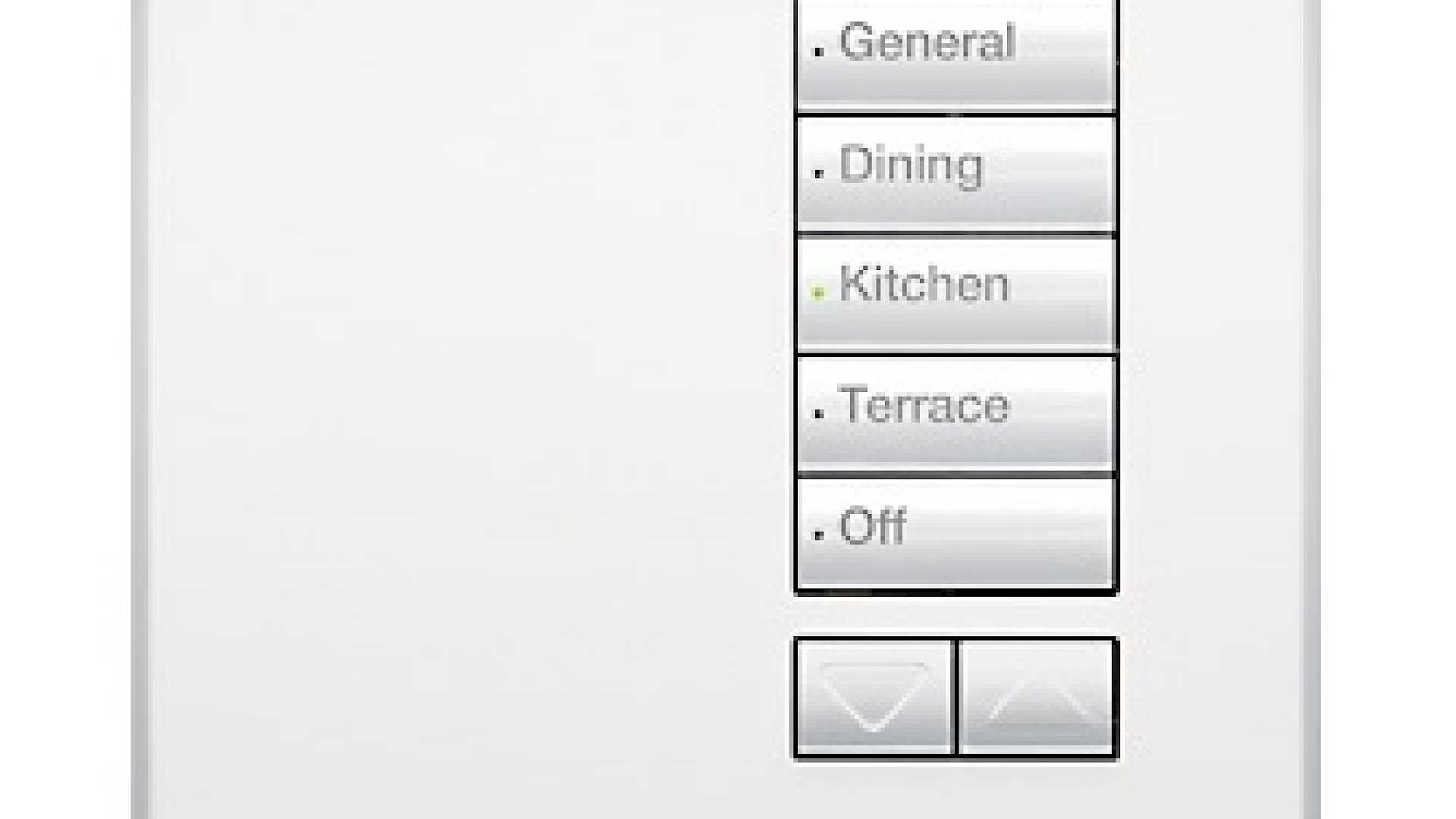 Lutron UK Homeworks QS International SeeTouch Keypad