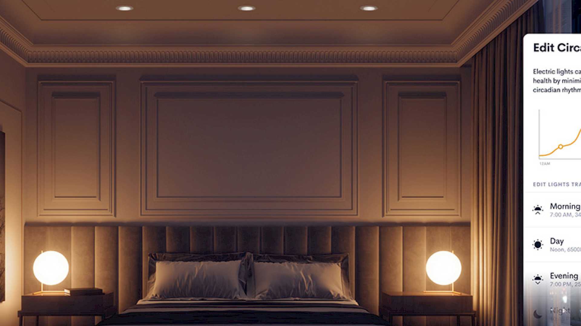 Crestron systems - circadian lighting control
