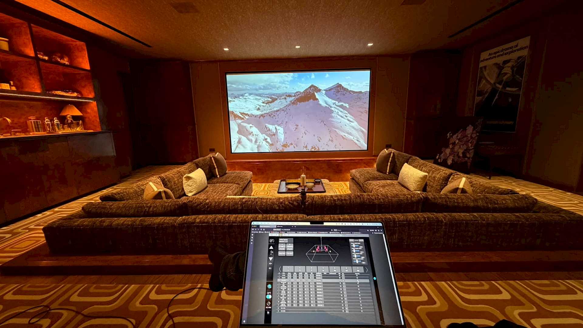 Project image 1 for Imagine This project - Stunning Meridian Audio Home Cinema with Sunken Seating