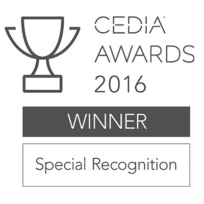 Award logo for - 2016 - CEDIA - Special Recognition - Winner