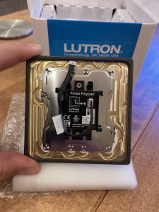 lutron homeworks keypad