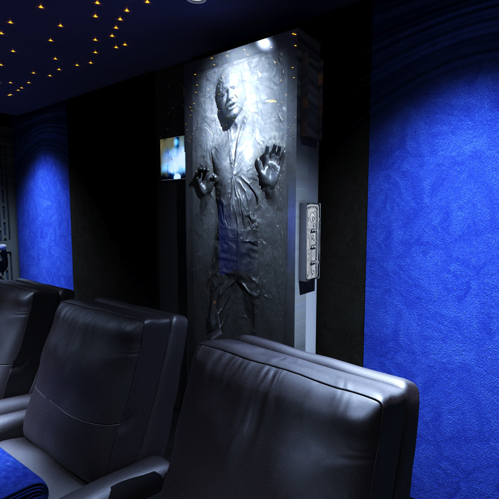 The Rear Of The Home Cinema Room 